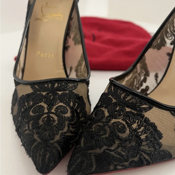 LACE CHRISTIAN LOUBOUTIN HEELS - Picture 5 of 6